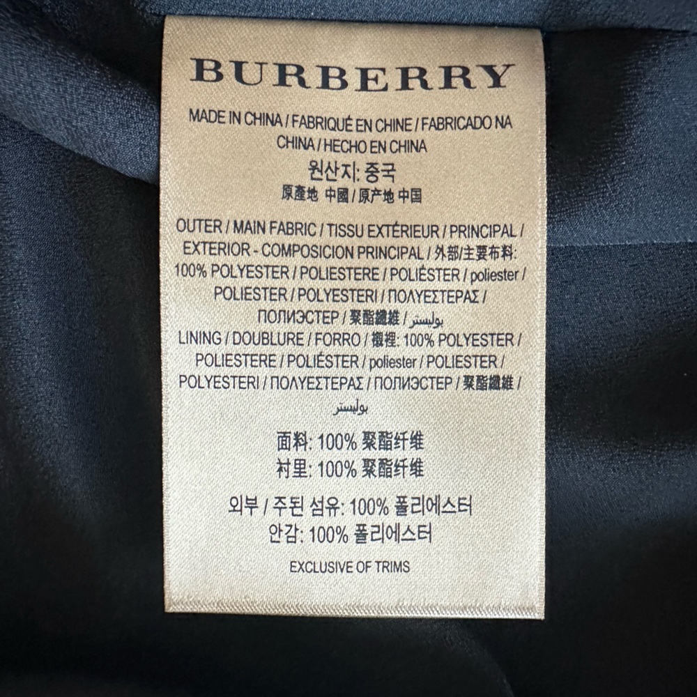 Burberry Uniform Elegant Black Pleated Midi Skirt Size 8 - Picture 14 of 16